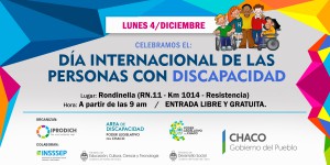 dia persona con discapacidad alargado