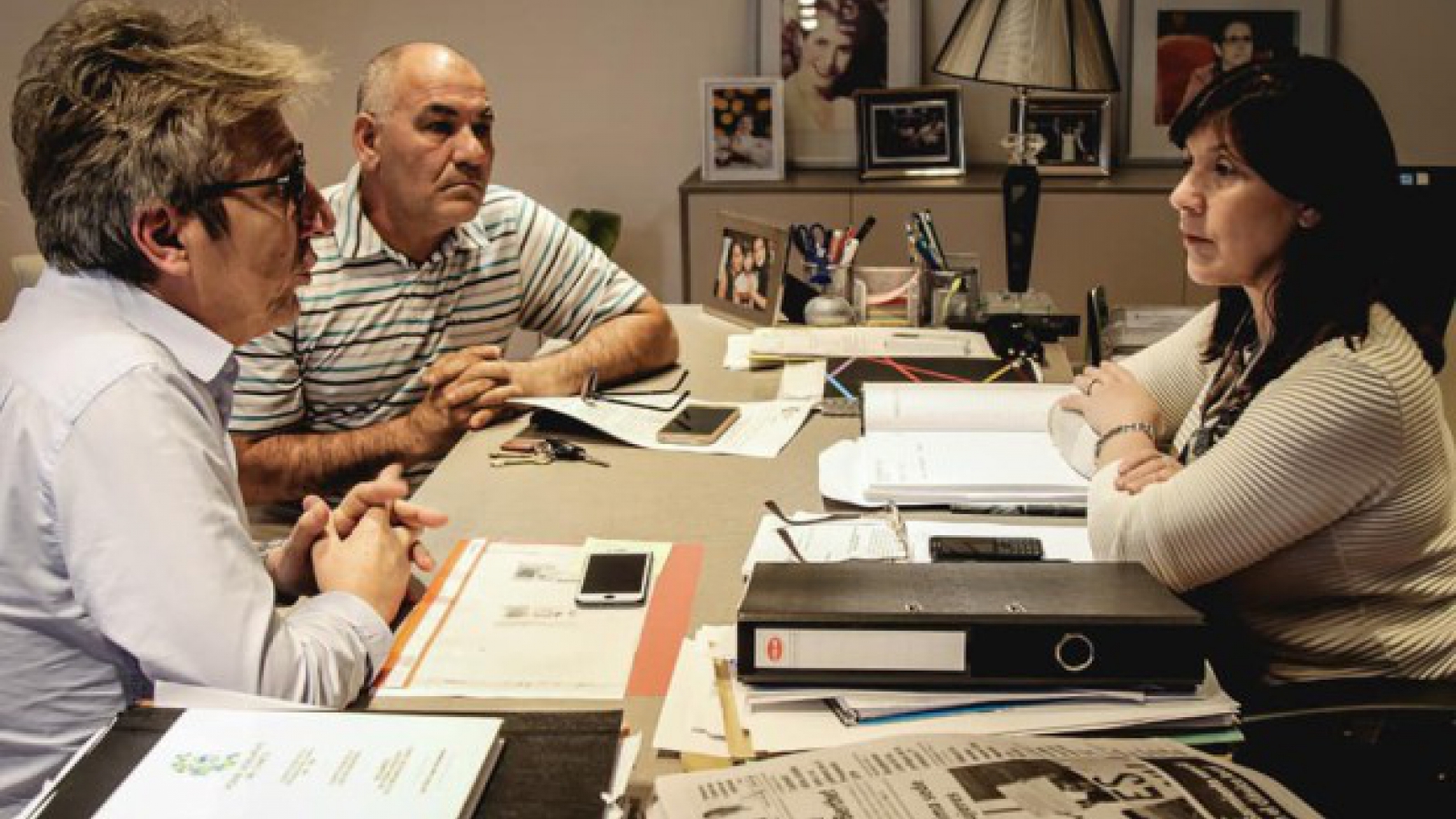 Presidente del IPRODICH Lorenzo junto al Vocal Giminez y Presidenta de Legislatura Chaco Elida Cuesta